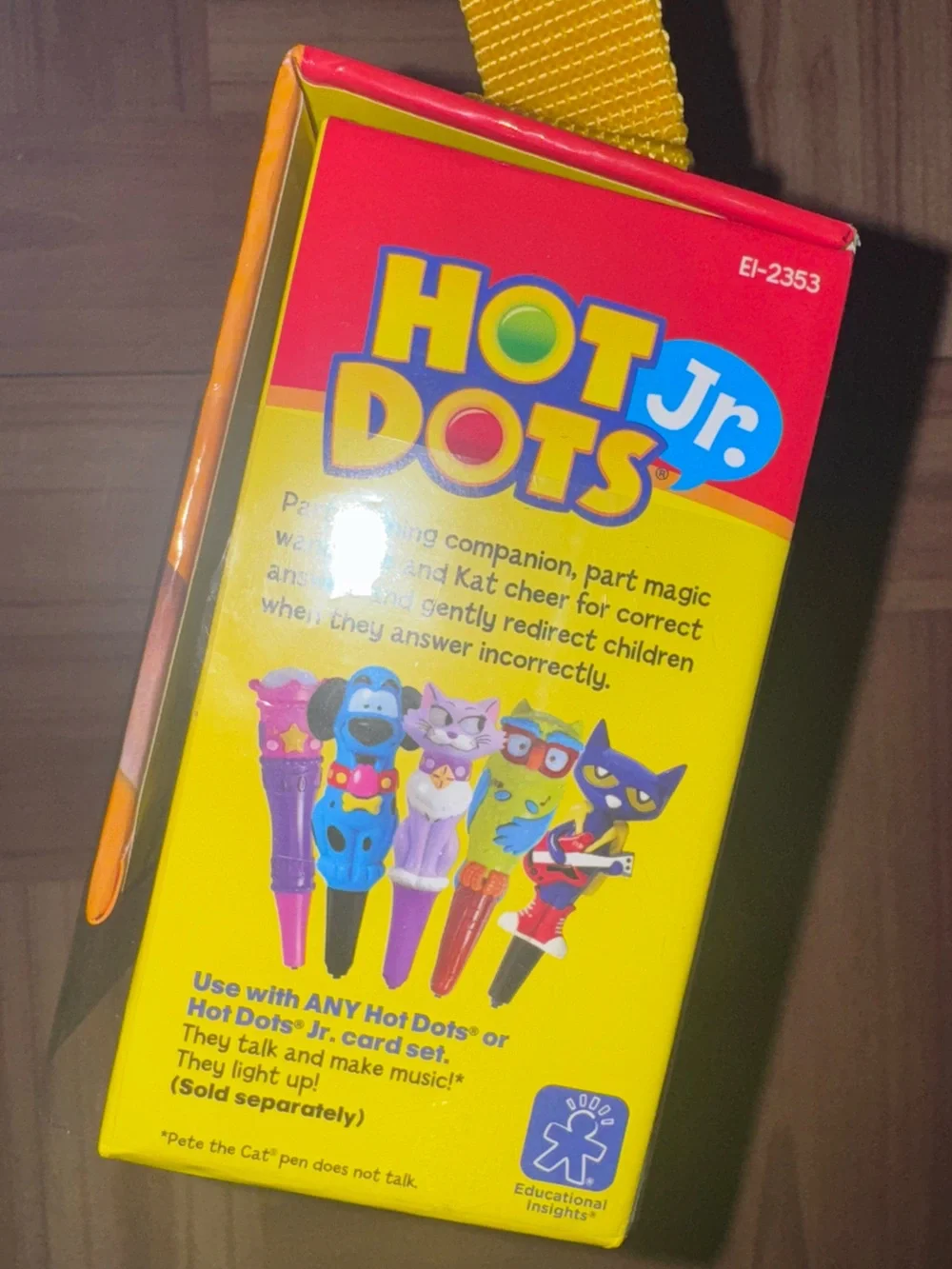 Educational Insights Hot Dots Jr Numbers & Counting Cards Set Ages 3-6